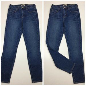 NWOT L'AGENCE Logo Hardware MARGOT Mirage/Medium Wash Crop/Ankle 5 Pocket Jeans